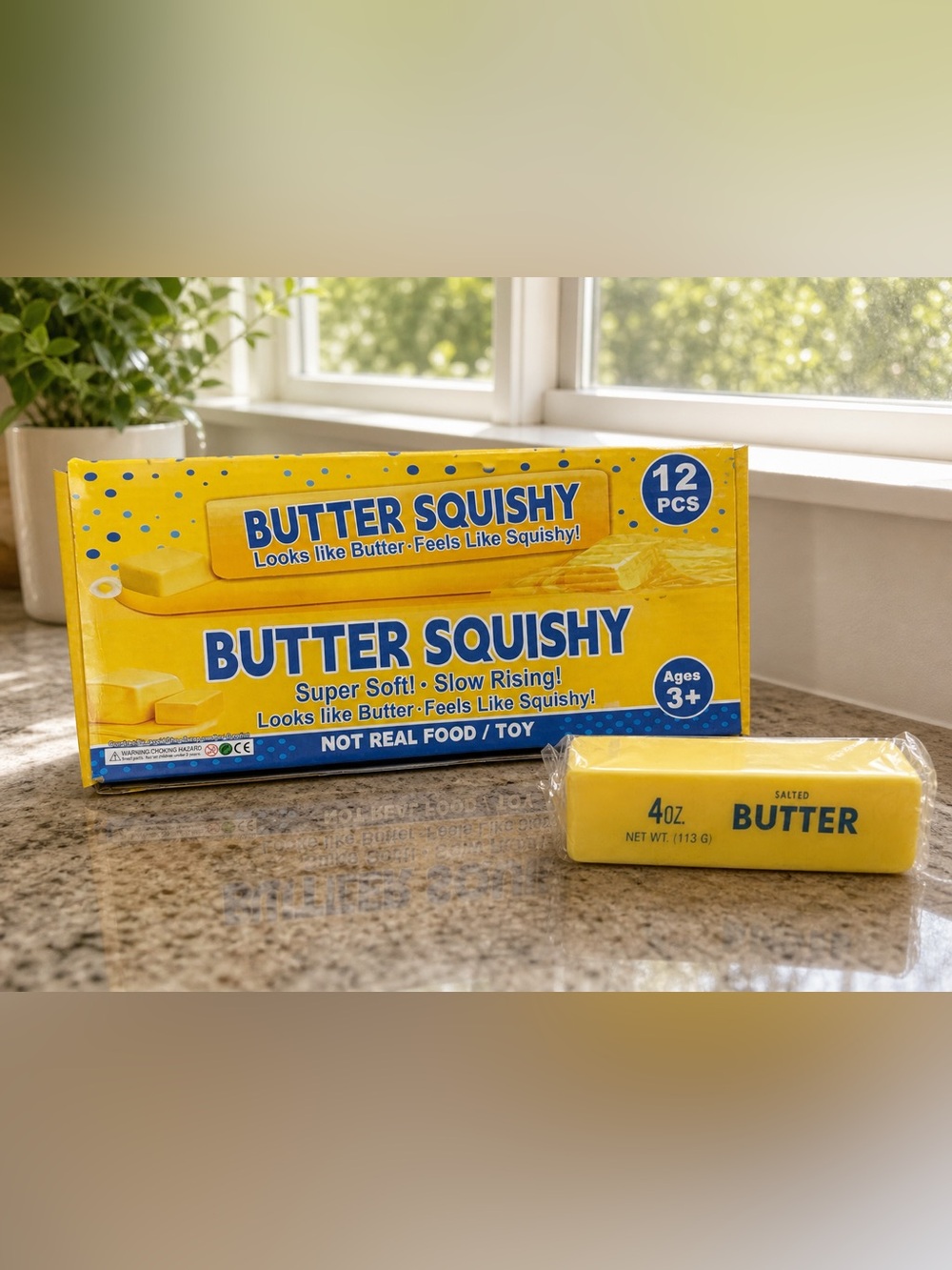 Virtual TikTok Butter Squishy – Scented Like Butter. 1 butter ONLY!
